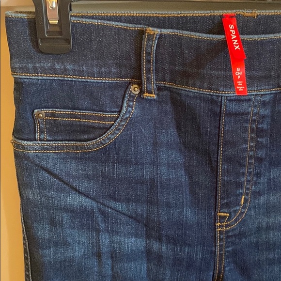 SPANX ankle skinny Jean midnight shade small - Picture 2 of 6
